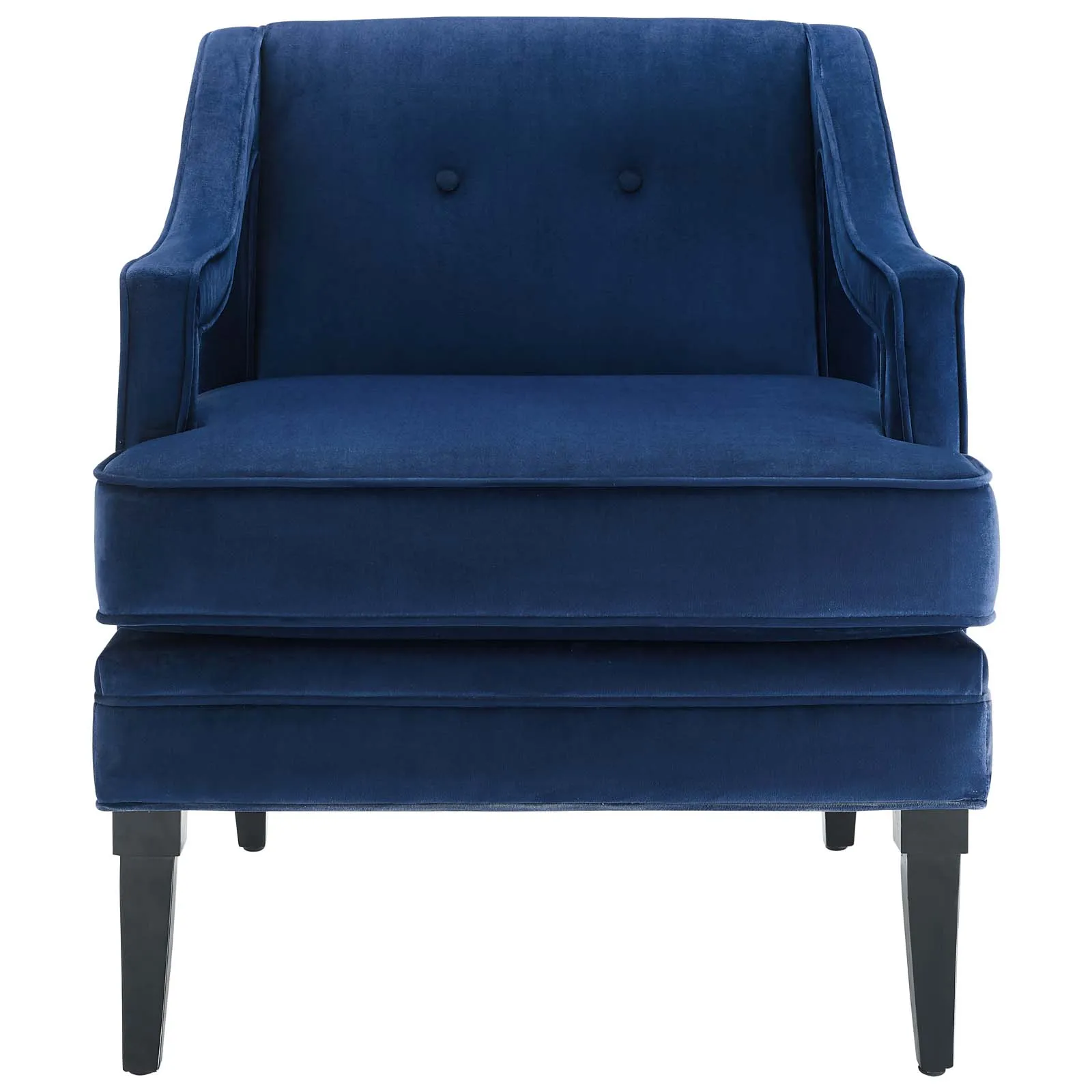 Concur Performance Velvet Armchair