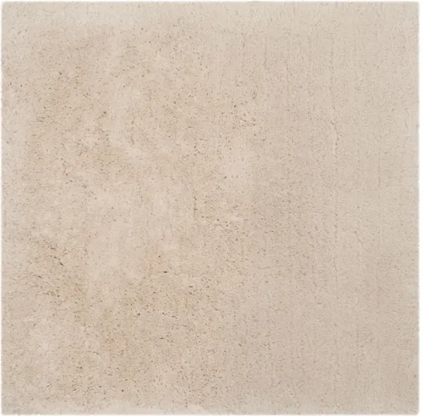 ARCTIC SHAG Beige 5' X 5' Square Square Rug