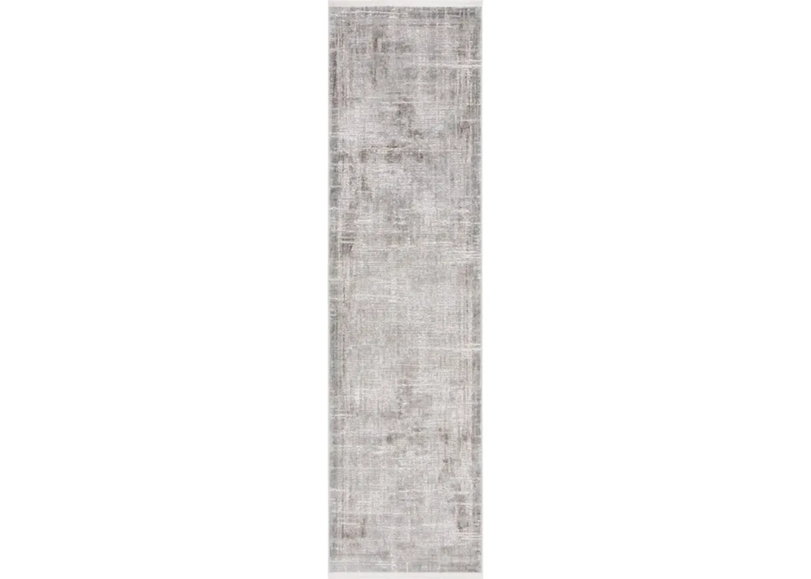 PLATINUM 550 Grey 2'-2' X 8' Runner Rug