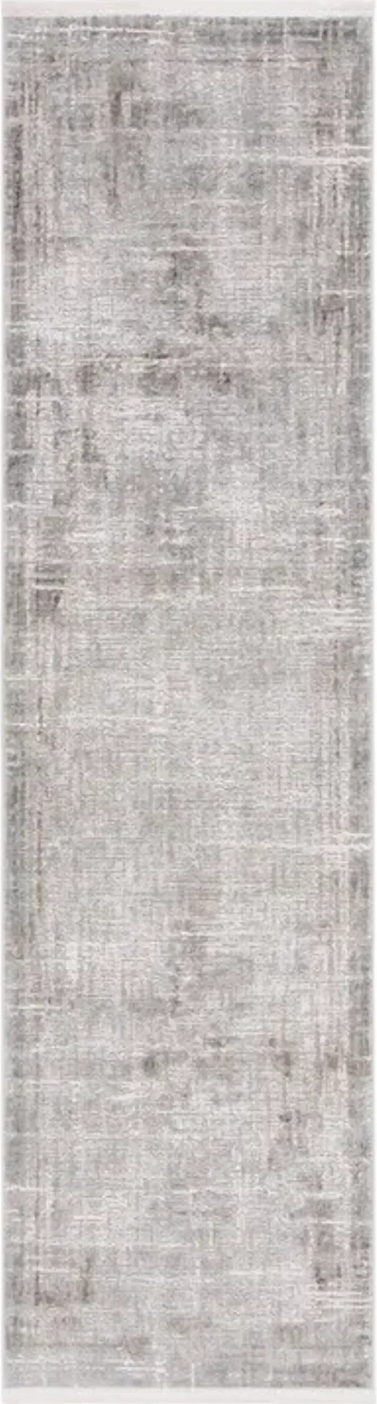 PLATINUM 550 Grey 2'-2' X 8' Runner Rug