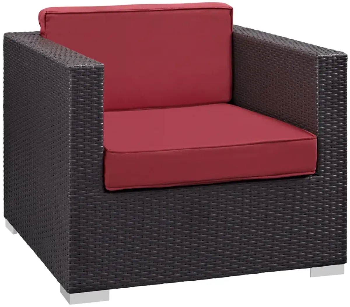 Convene 5 Piece Outdoor Patio Sectional Set