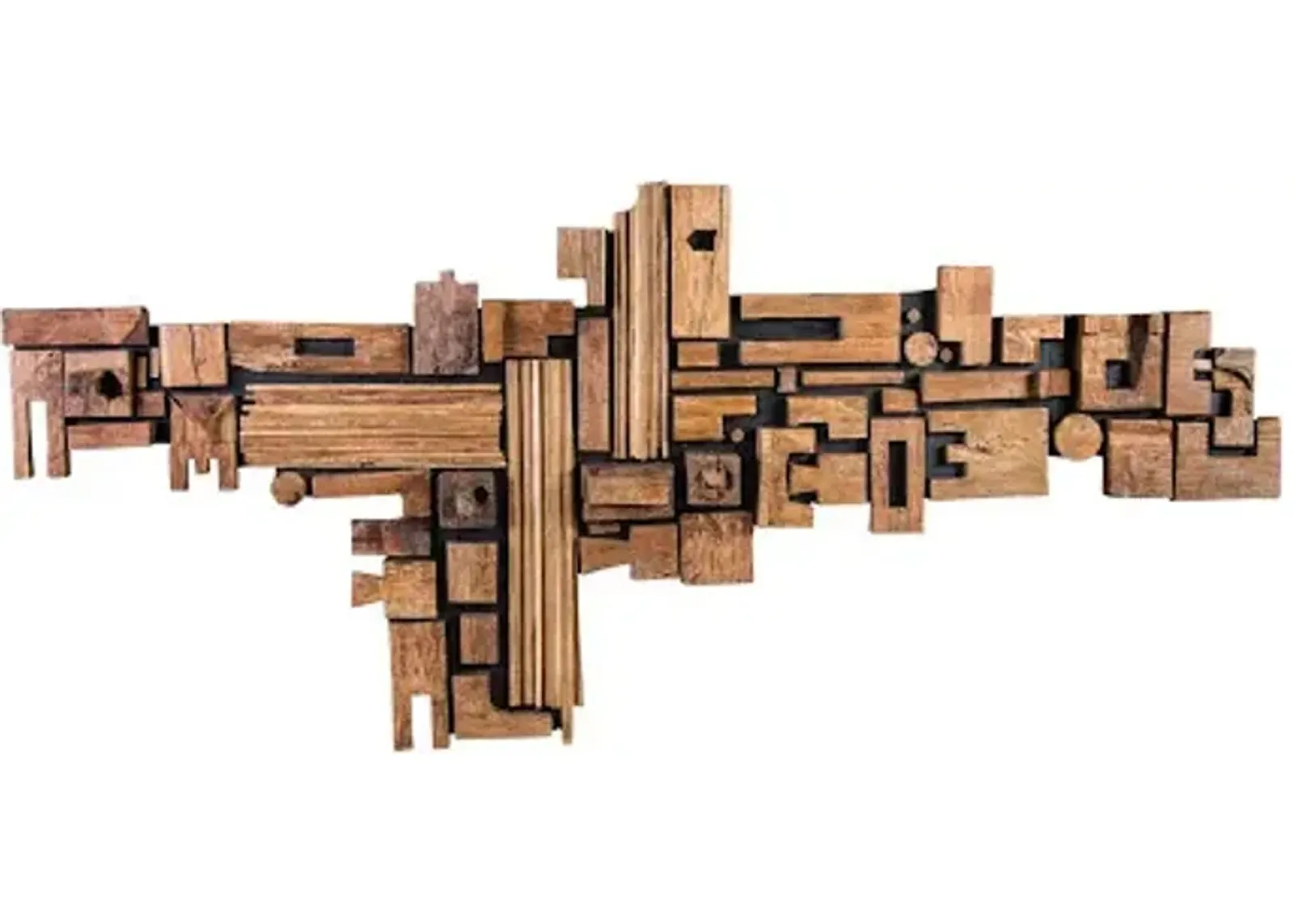 asken wall art, wood, freeform