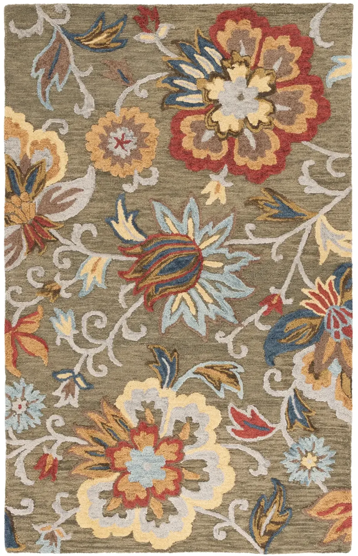 BLOSSOM Hand Tufted 6' x 9' area rug