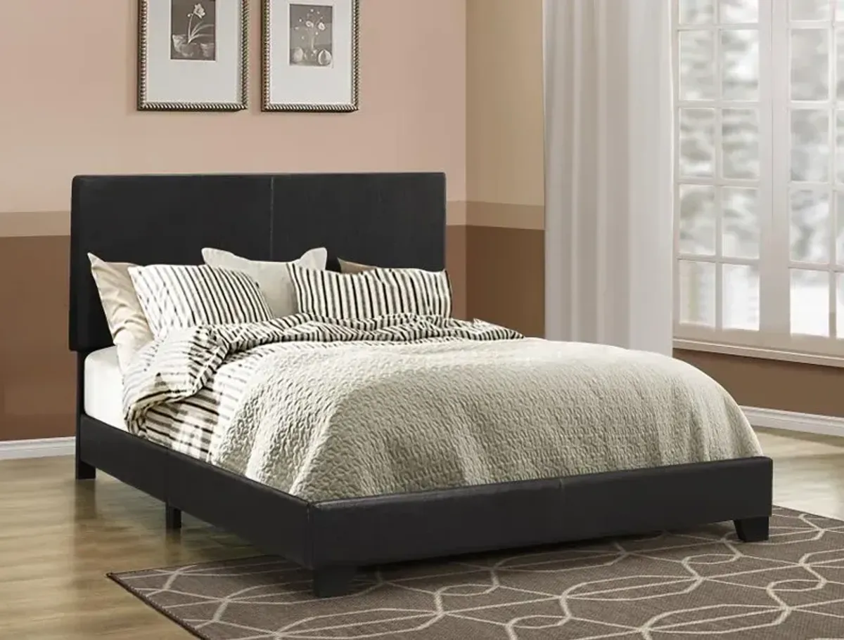 Dorian Upholstered California King Bed Black