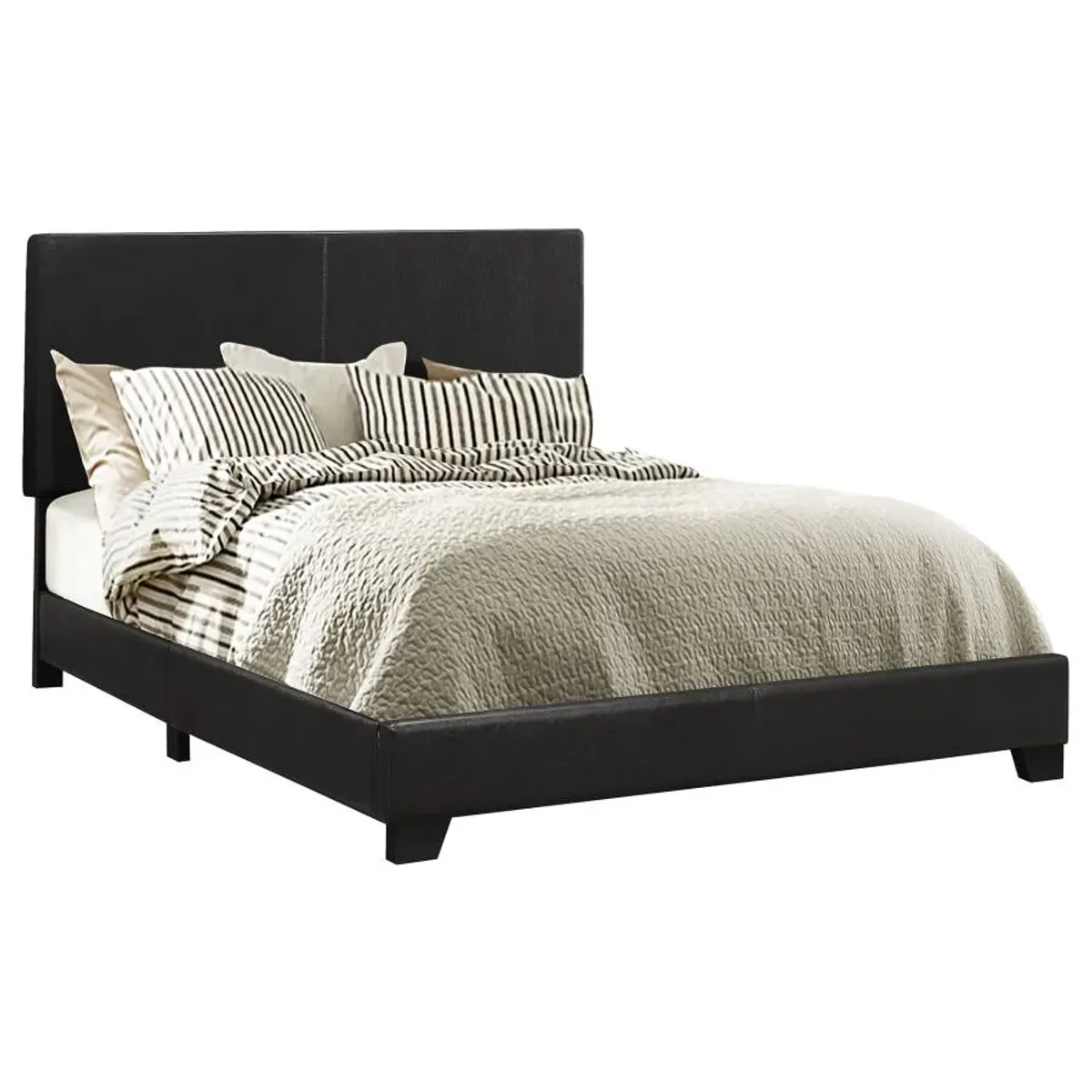 Dorian Upholstered California King Bed Black