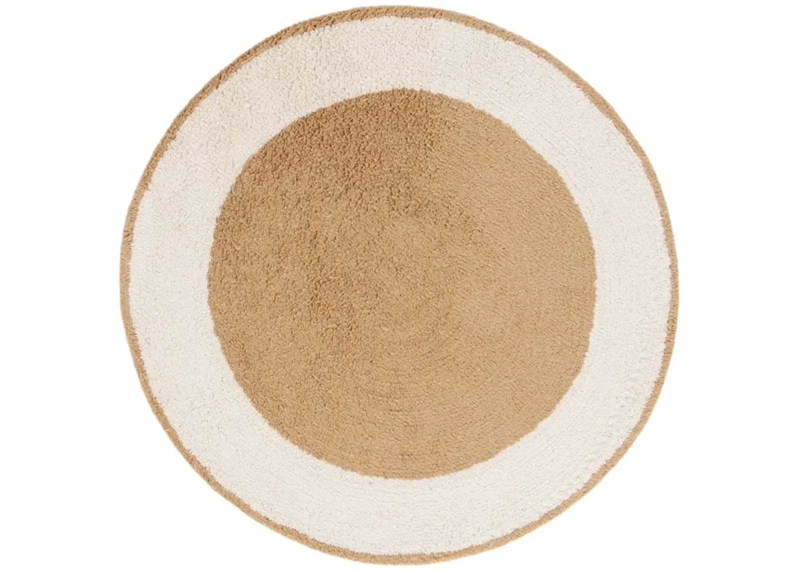 EASY CARE 220 IVORY  4' x 4' Round Round Rug