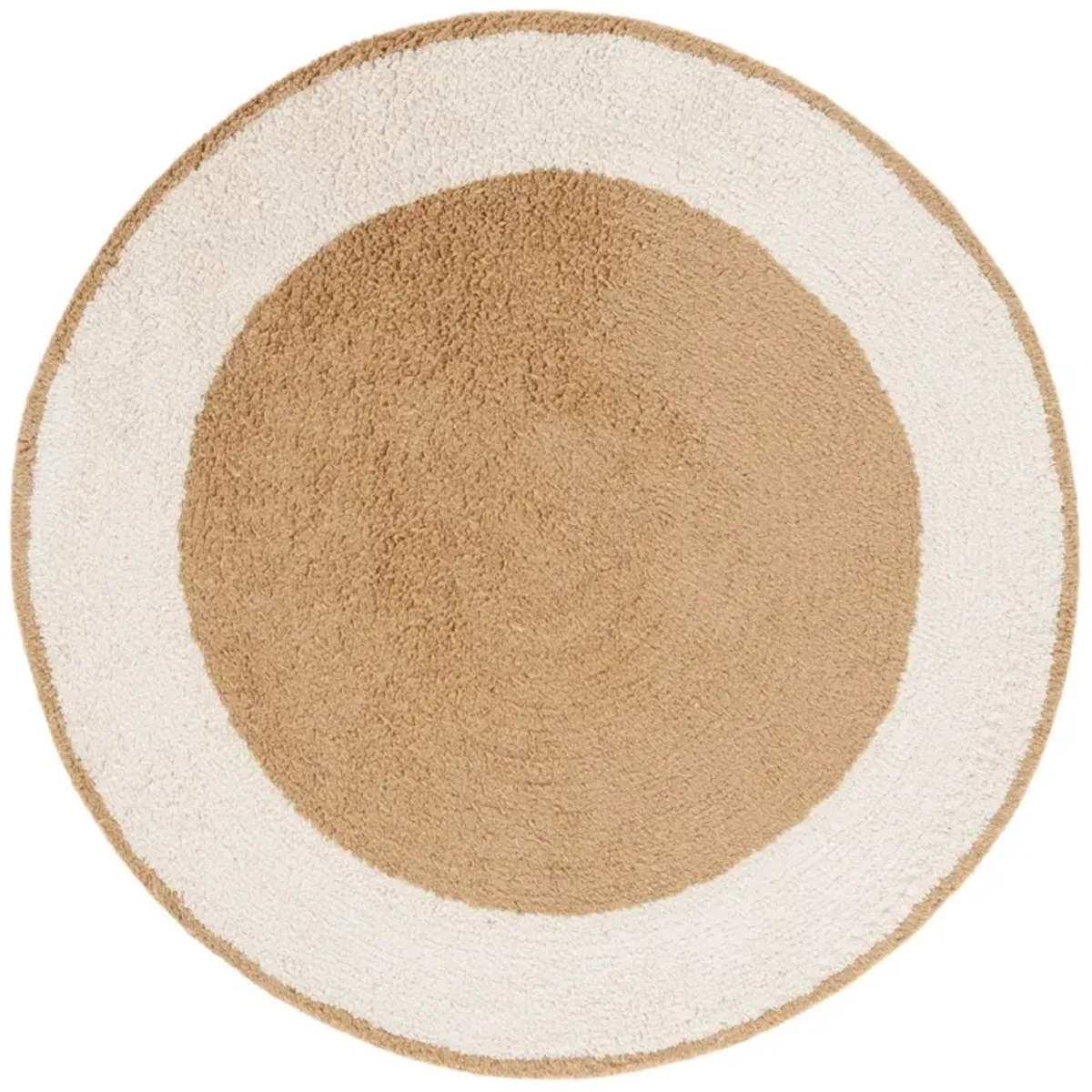 EASY CARE 220 IVORY  4' x 4' Round Round Rug