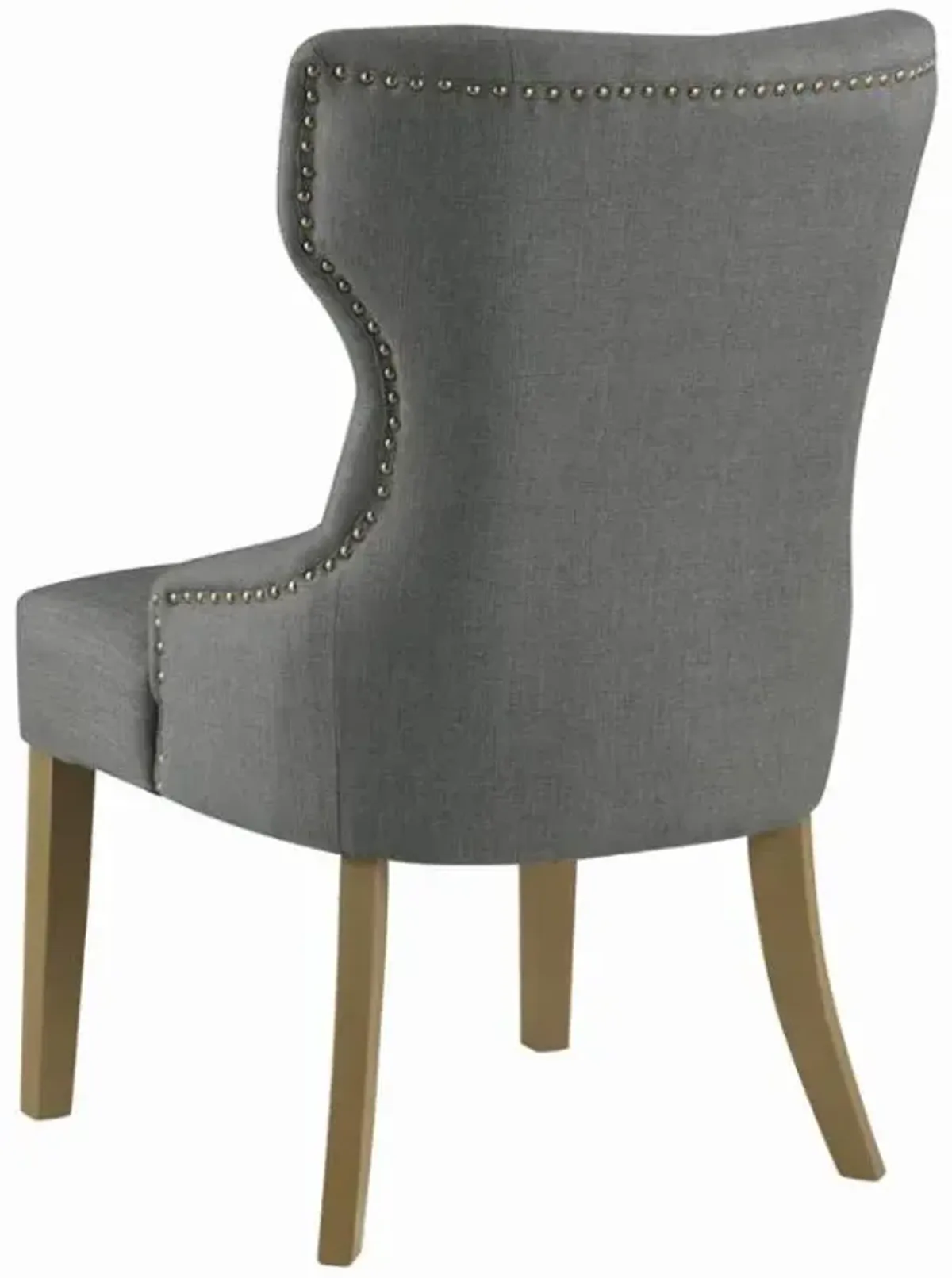 Baney Tufted Upholstered Dining Chair Grey