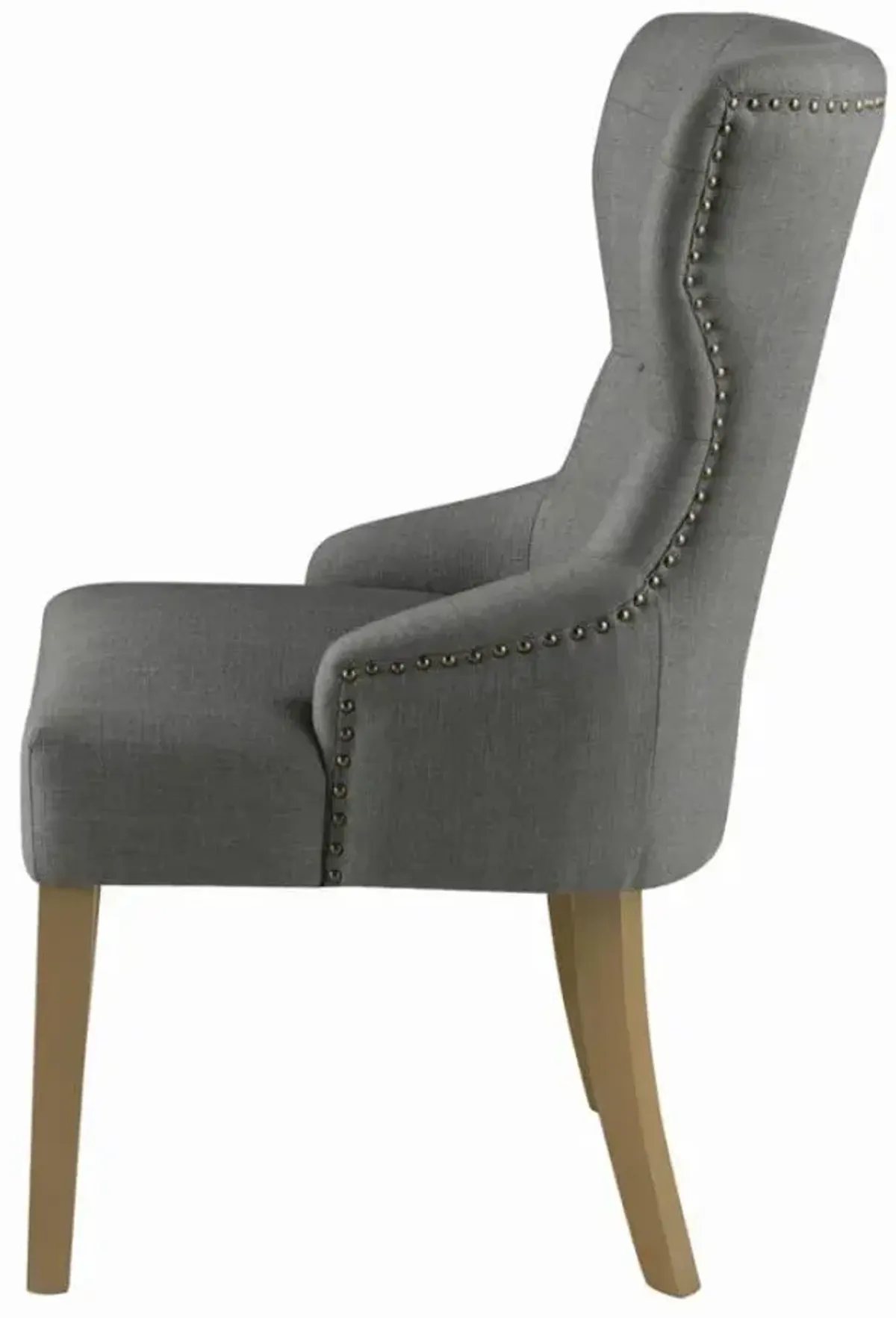 Baney Tufted Upholstered Dining Chair Grey