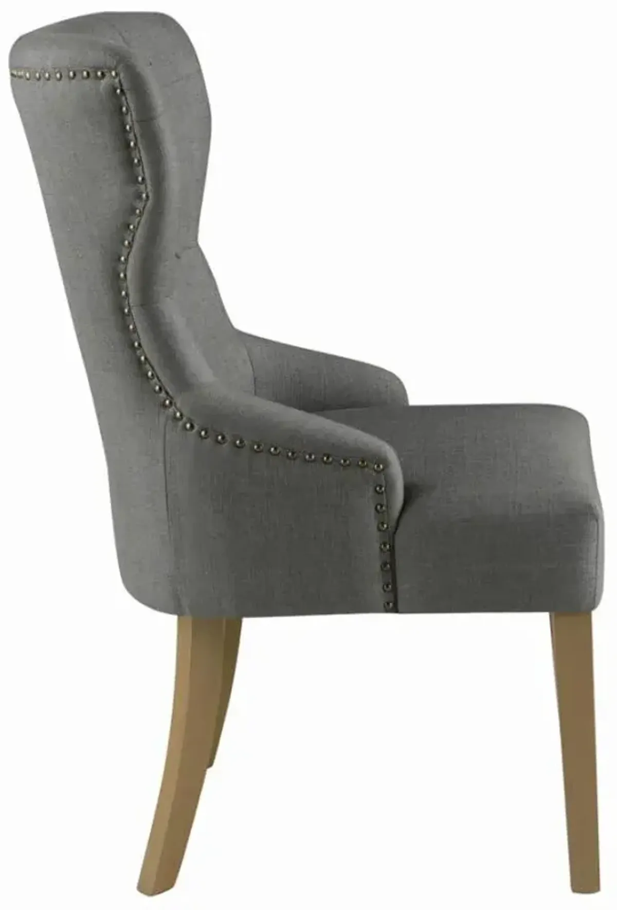 Baney Tufted Upholstered Dining Chair Grey