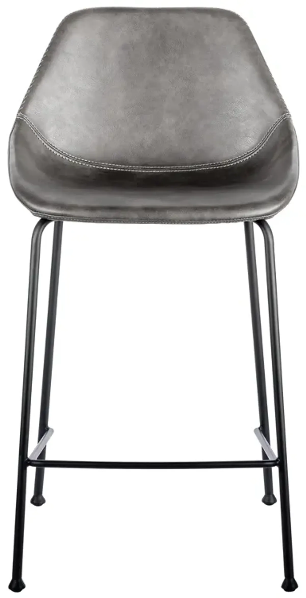 Corinna Counter Stool in Dark Gray - Set of 2