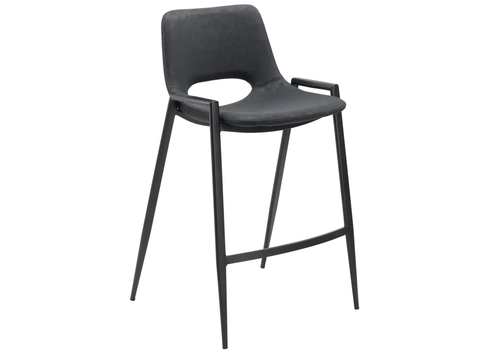 Desi Counter Stool (Set of 2) Black