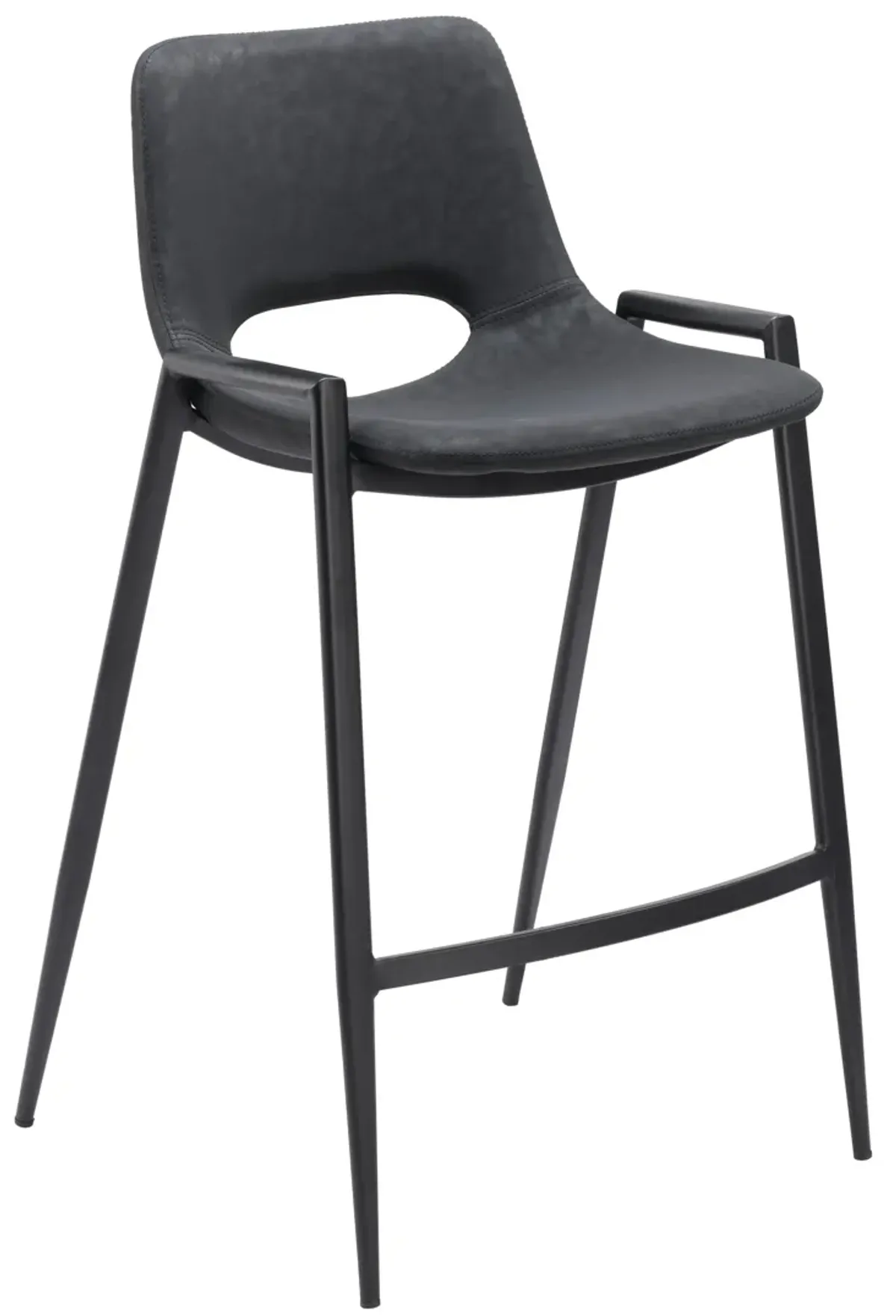 Desi Counter Stool (Set of 2) Black