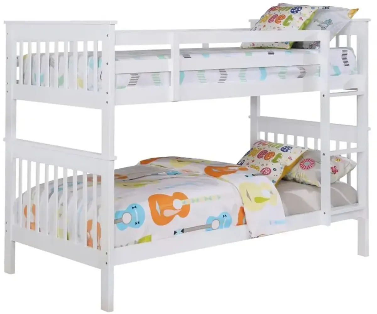 Chapman Twin Over Twin Bunk Bed White