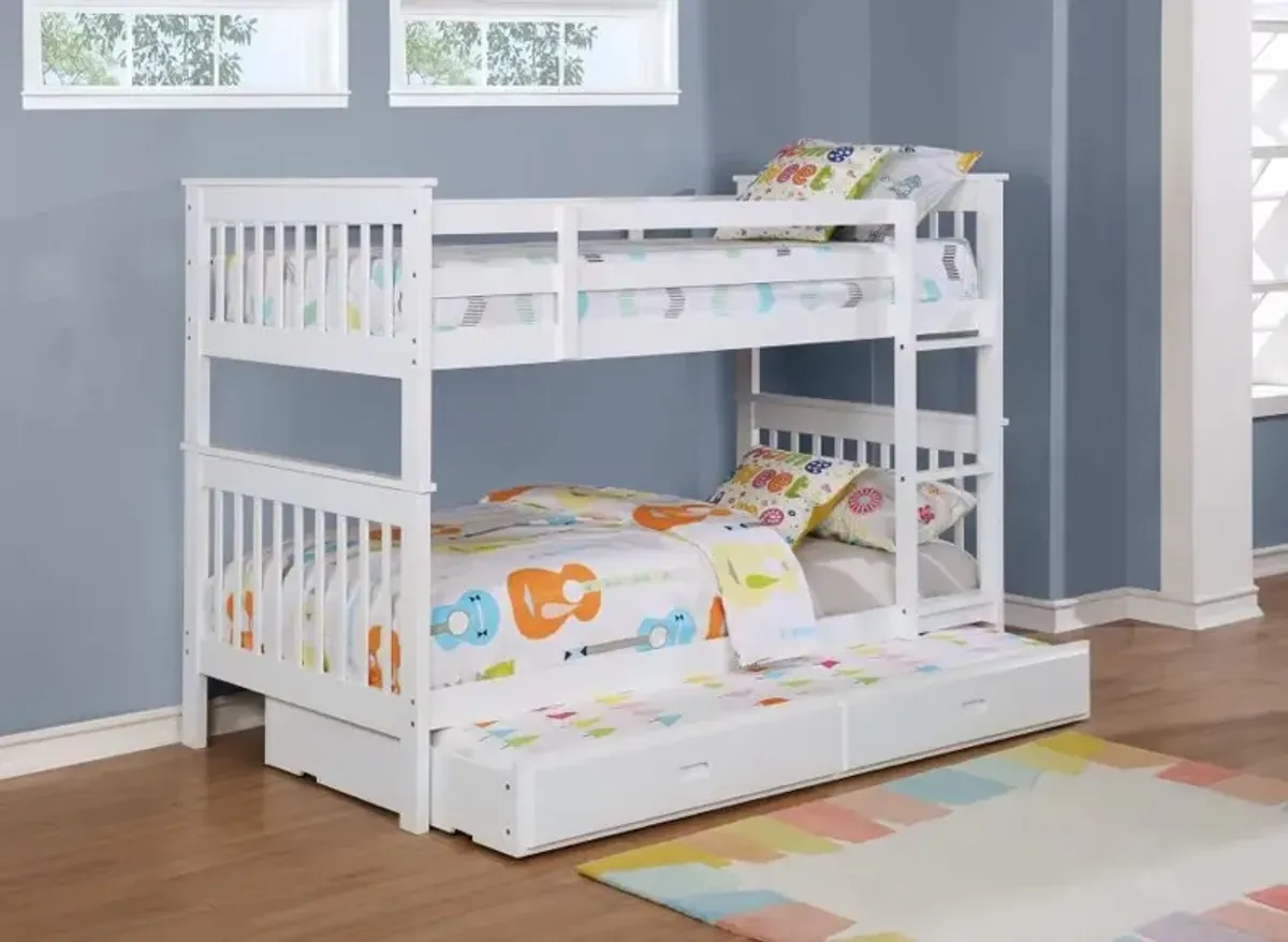 Chapman Twin Over Twin Bunk Bed White