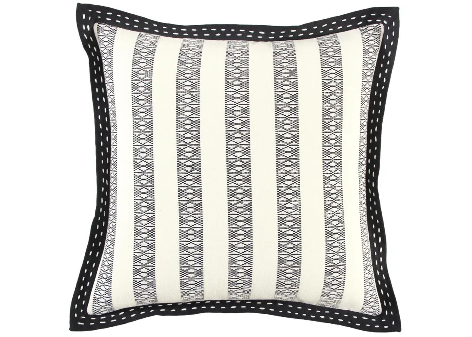 Stripe Black Pillow