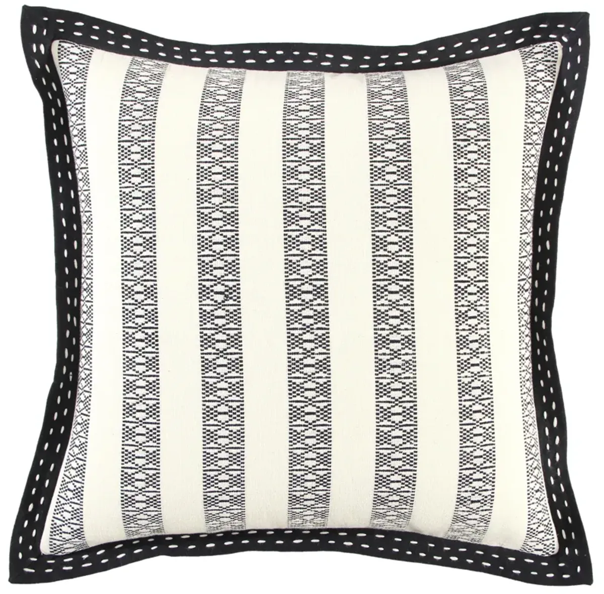 Stripe Black Pillow