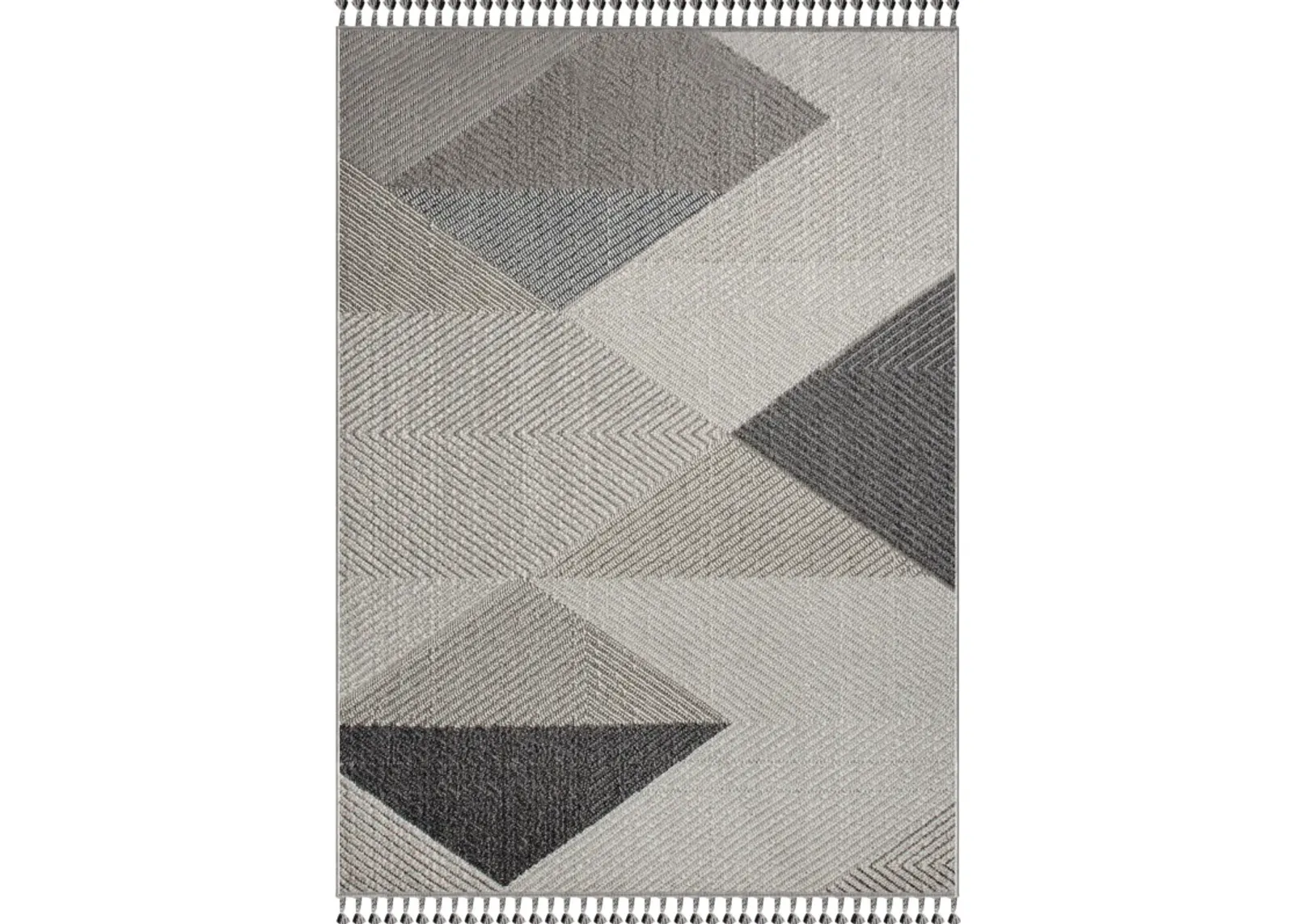 AMBROSE GREY MIX Rectangle 9'10" x 13'1" ft Rug