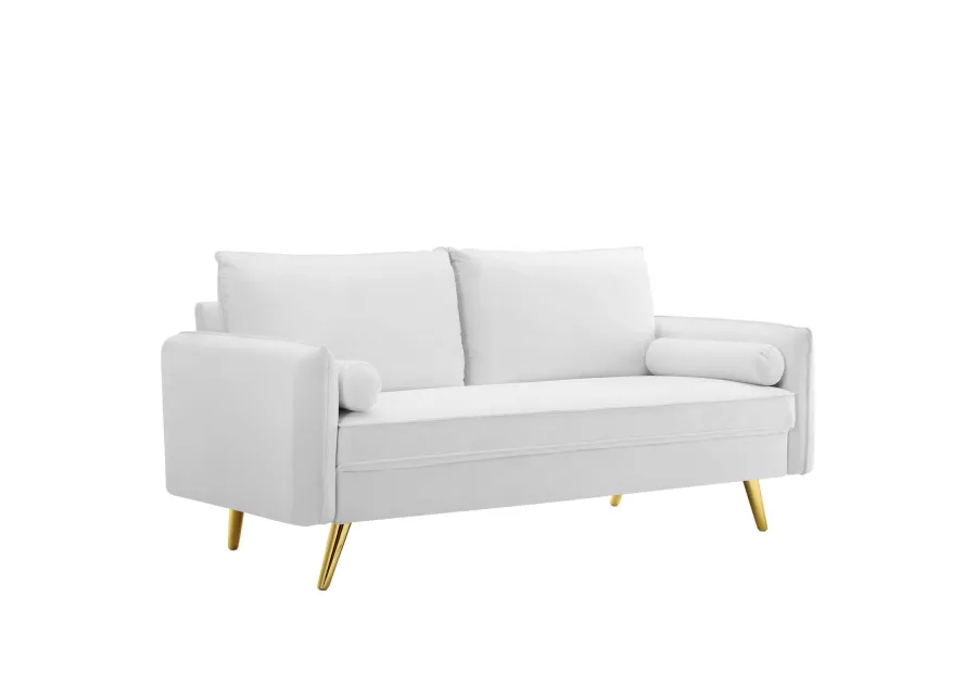 Revive Performance Velvet Sofa