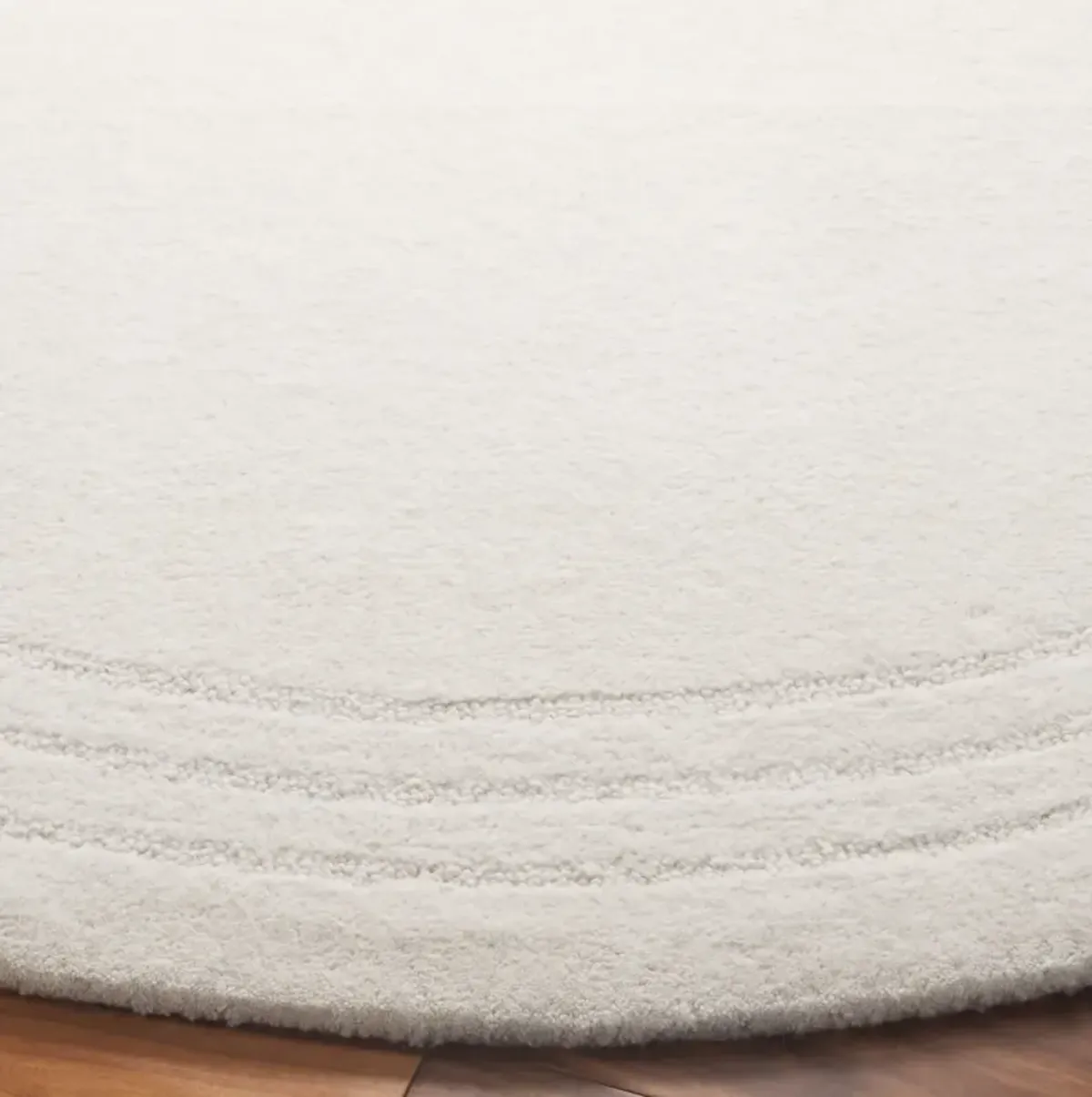 METRO 911 IVORY 6' x 6' Round Round Rug