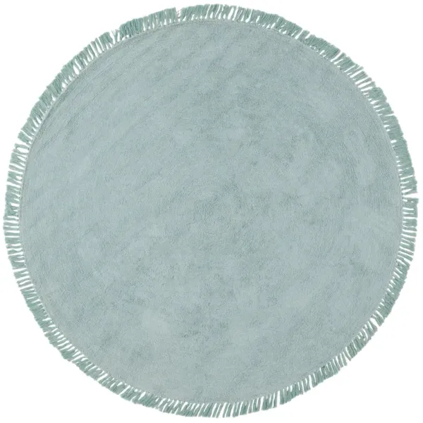 EASY CARE Hand Tufted 4' x 4' Round area rug