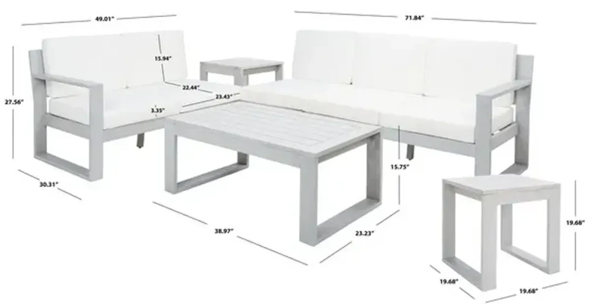 CATRYN 4PC OUTDOOR LIVING SET