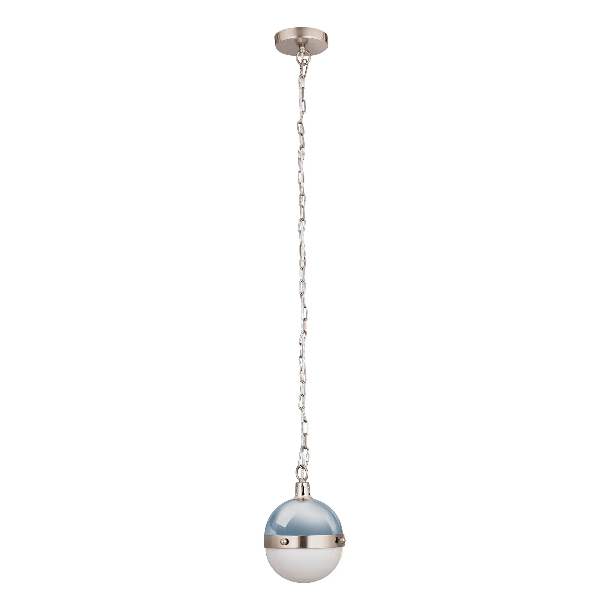 Harmelin 7" Wide 1-Light Mini Pendant - Pale Blue