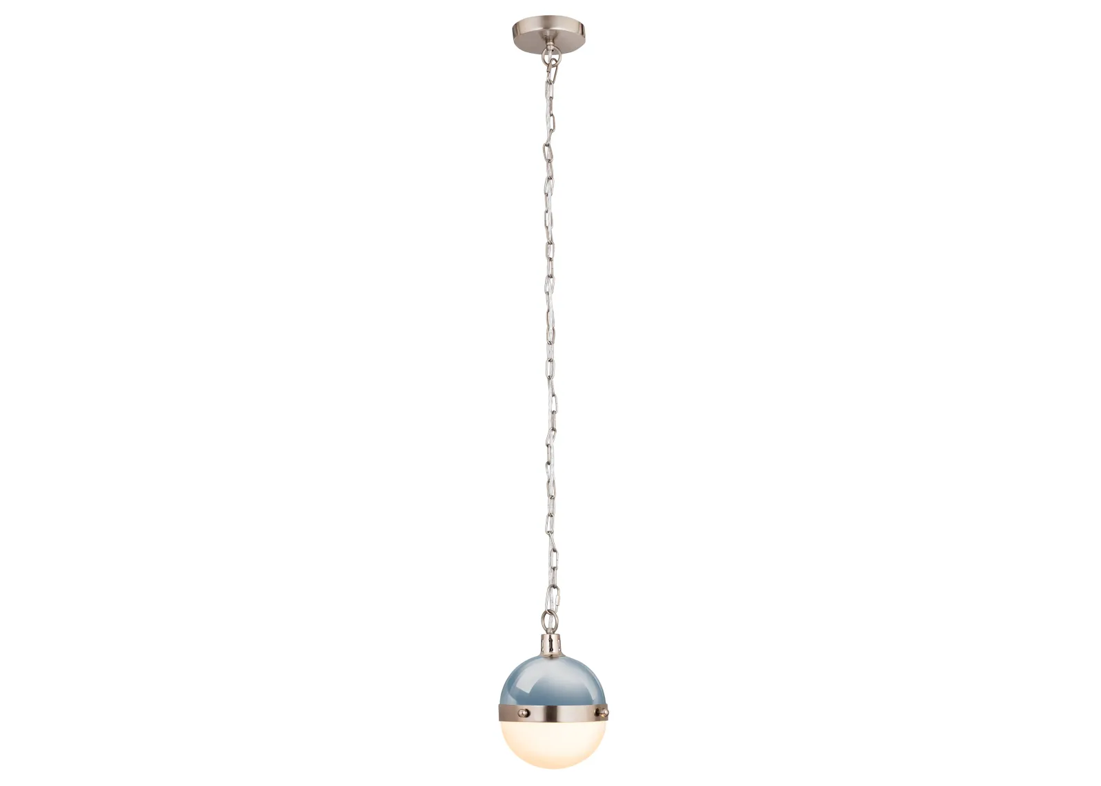 Harmelin 7" Wide 1-Light Mini Pendant - Pale Blue