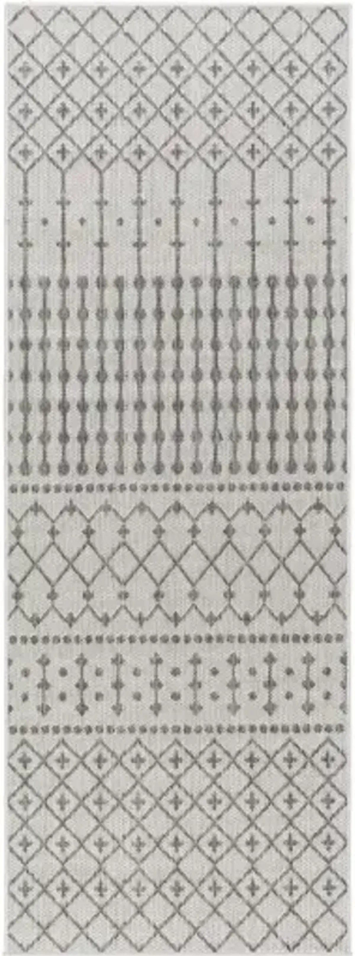 Long Beach LBH-2329 2'7" x 7'3" Machine Woven Rug