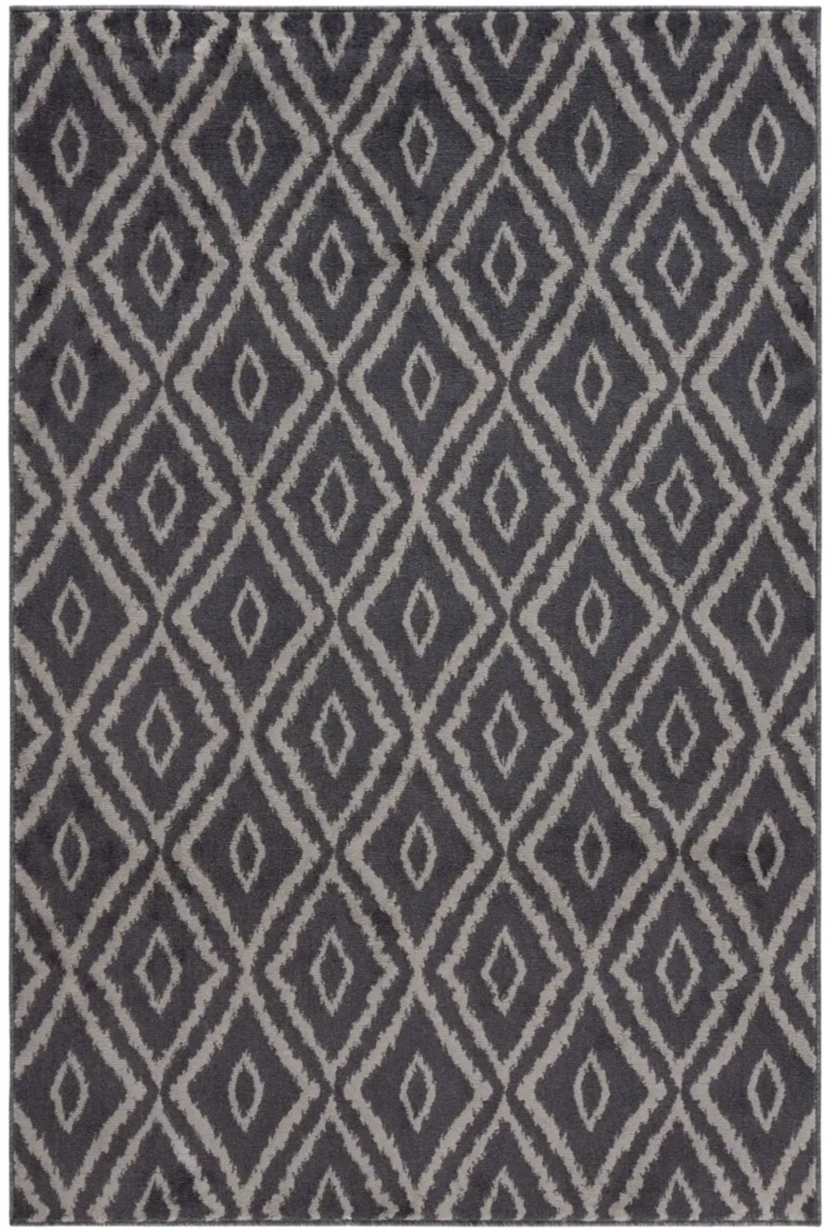 PYRAMID 219 CHARCOAL  4'-5' x 6'-5' Small Rectangle Rug