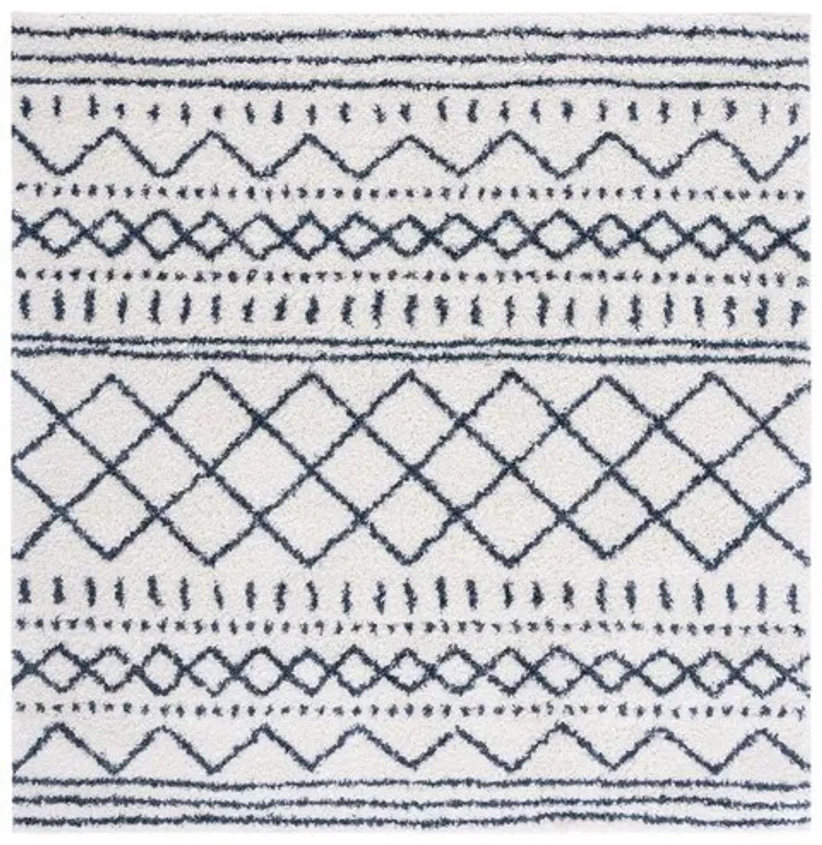 ARIZONA SHAG Square Power Loomed 3'-2" x 3'-2" Square Rug