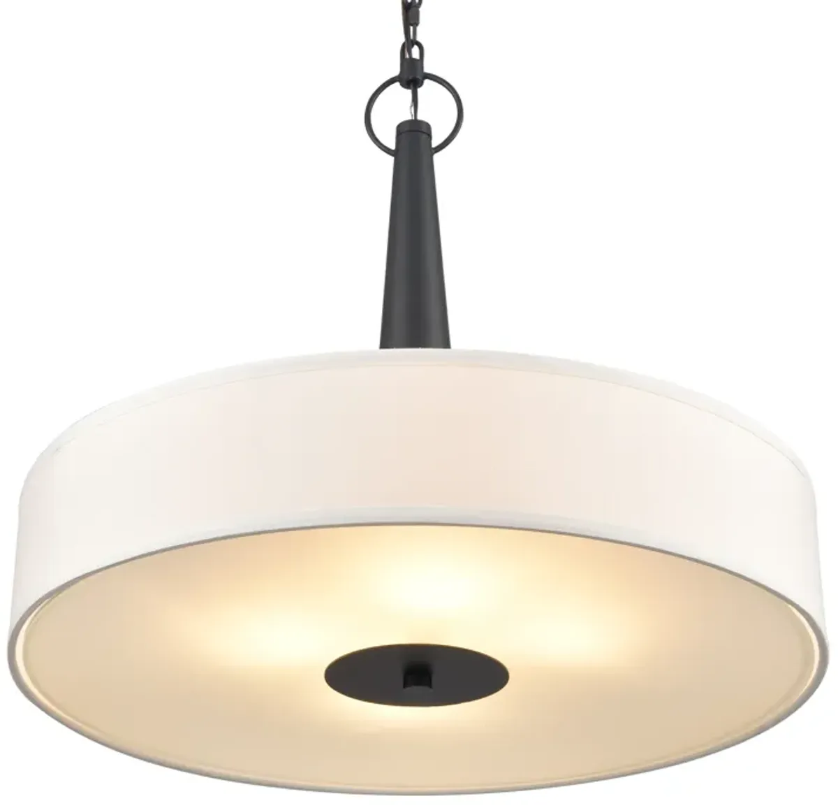 Leo 22'' Wide 4-Light Pendant - Matte Black