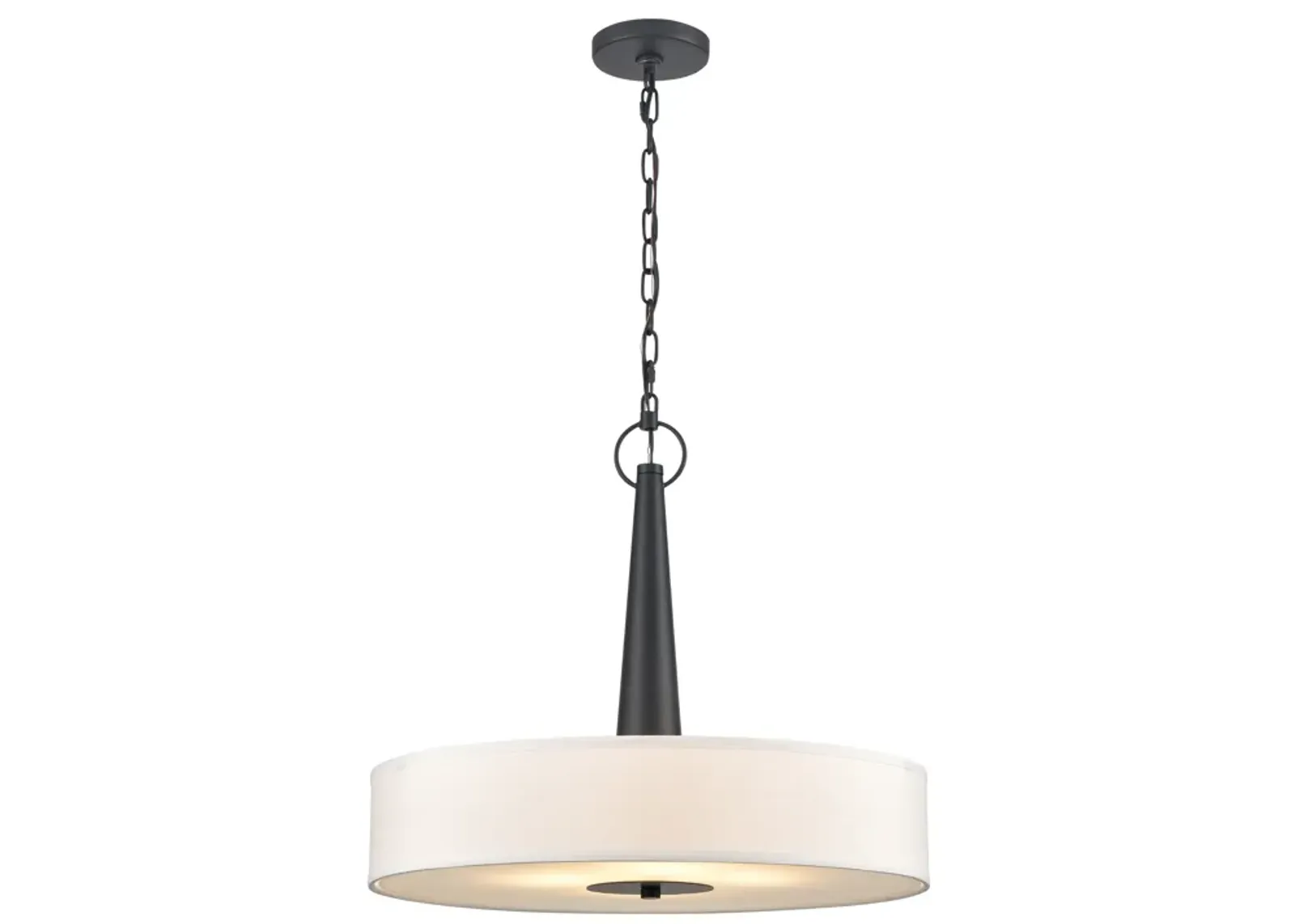 Leo 22'' Wide 4-Light Pendant - Matte Black