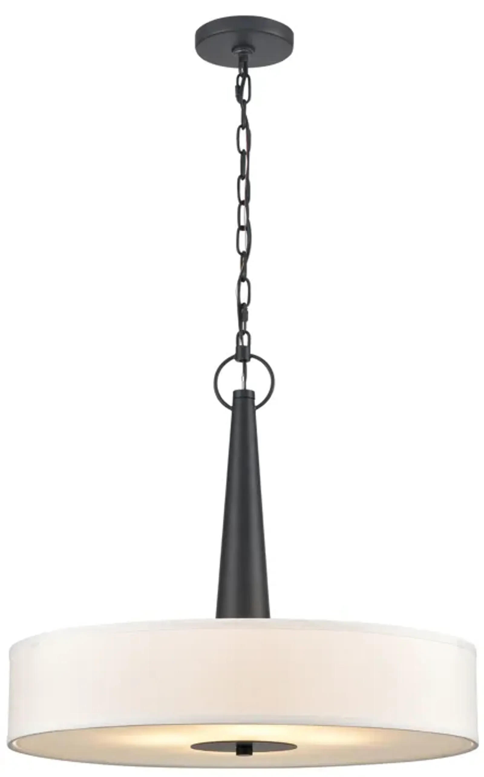 Leo 22'' Wide 4-Light Pendant - Matte Black