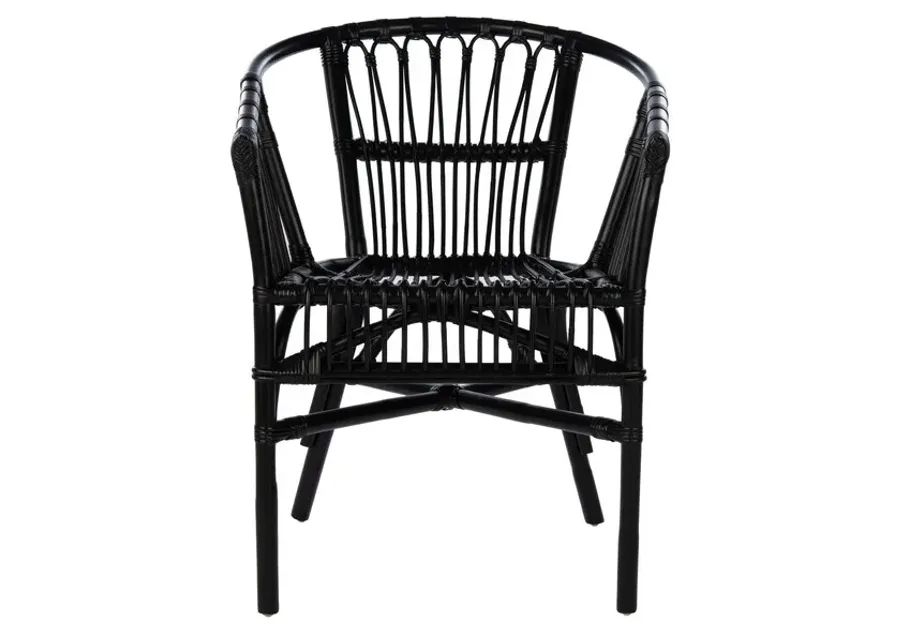 ADRIANA RATTAN ACCENT CHAIR - Set of 2