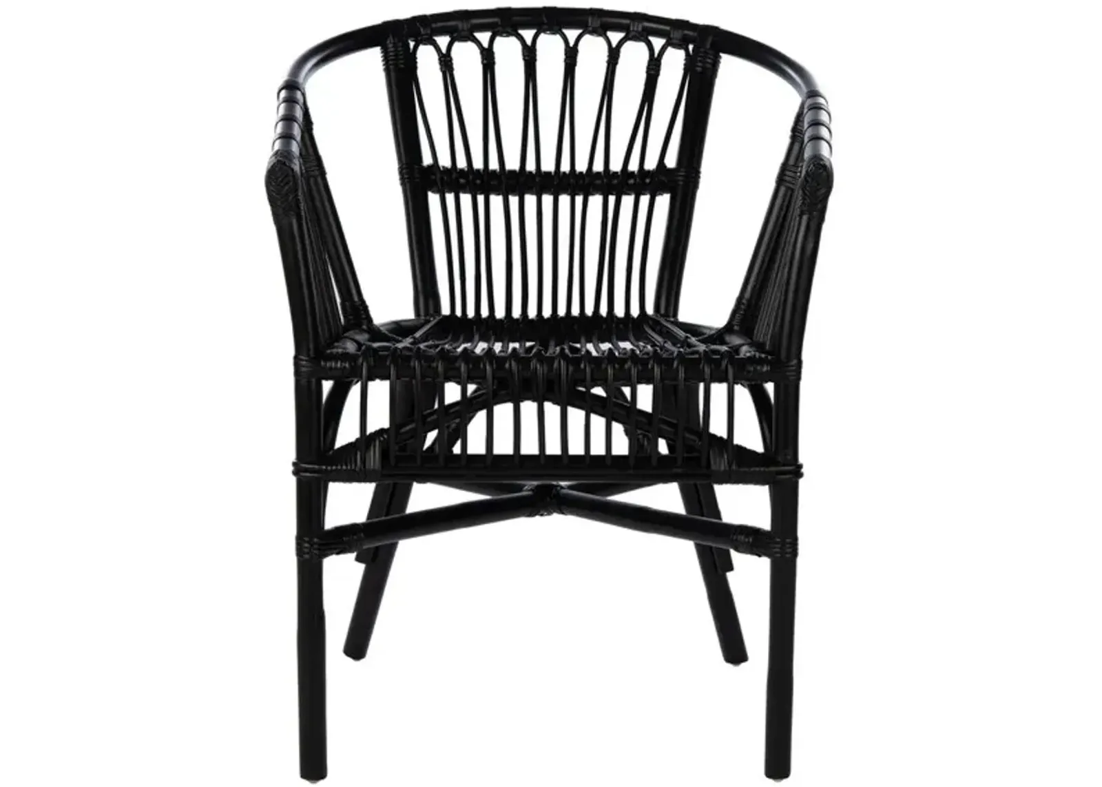 ADRIANA RATTAN ACCENT CHAIR - Set of 2