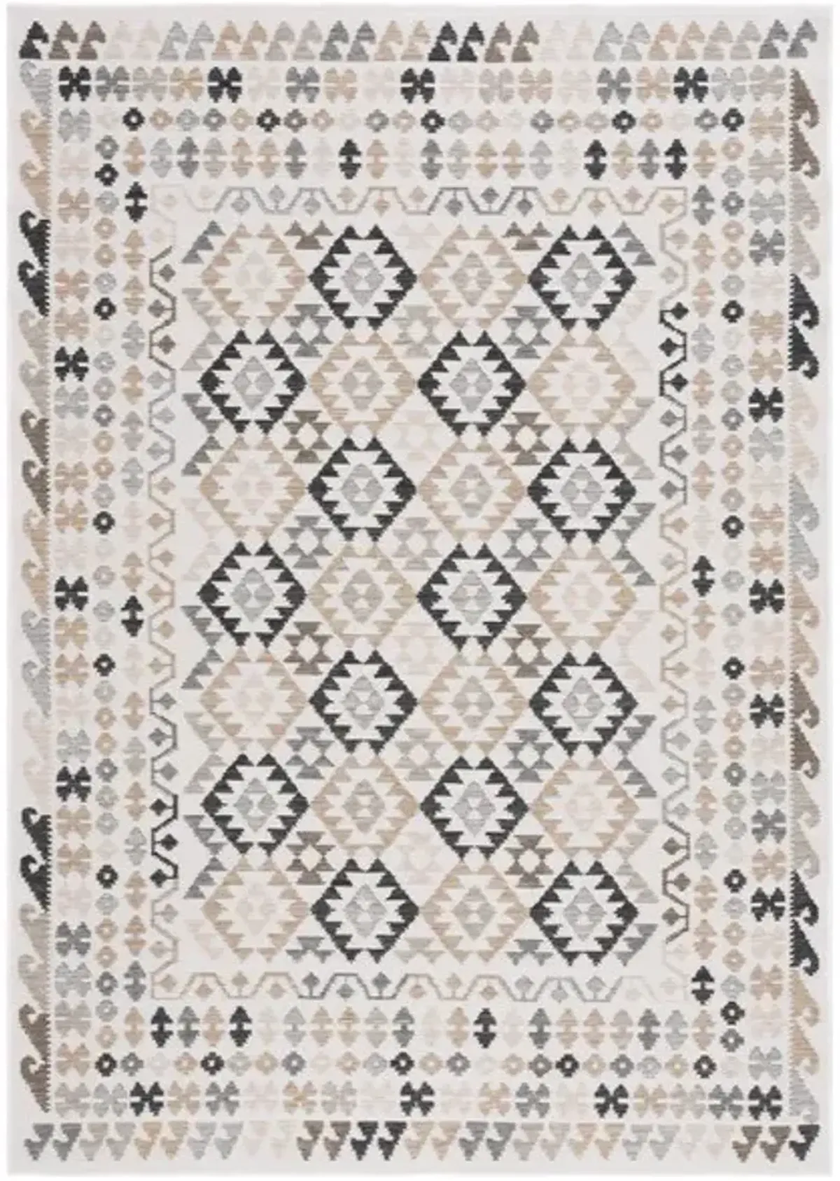 SUNRISE 622 Multi 4' X 5'-7' Small Rectangle Rug
