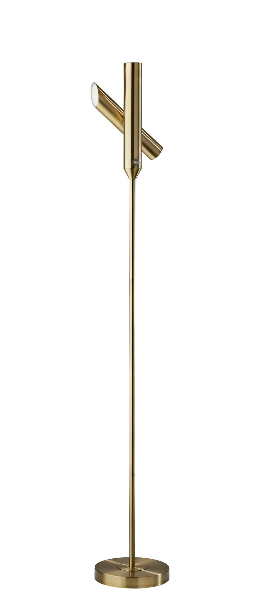 Vega Torchiere- Antique Brass