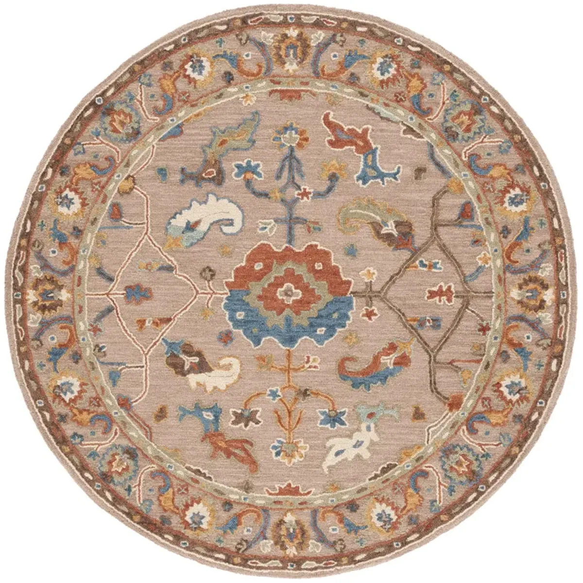 METRO Hand Tufted 6' x 6' Round area rug