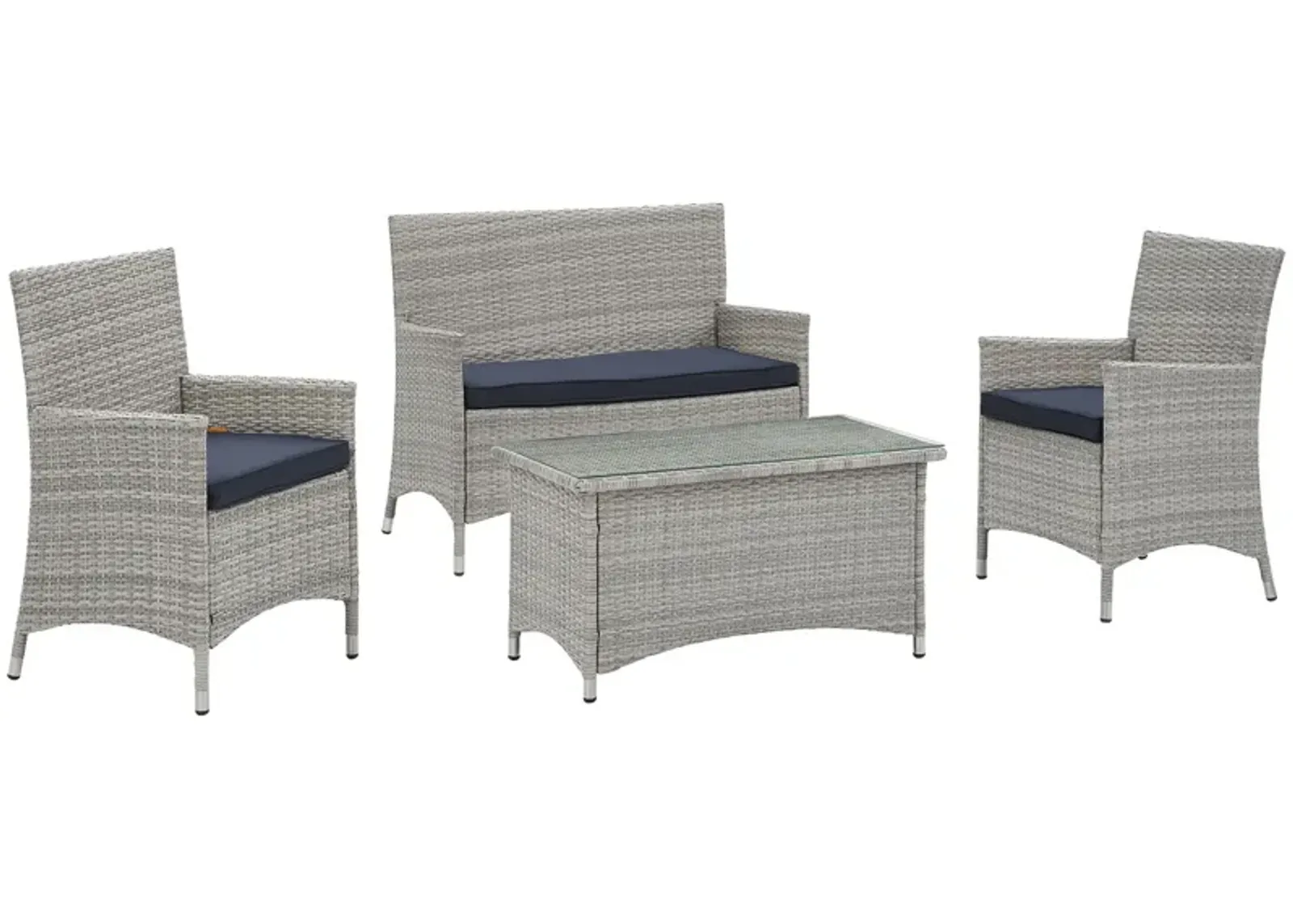 Bridge 4-Piece Outdoor  Conversation Set