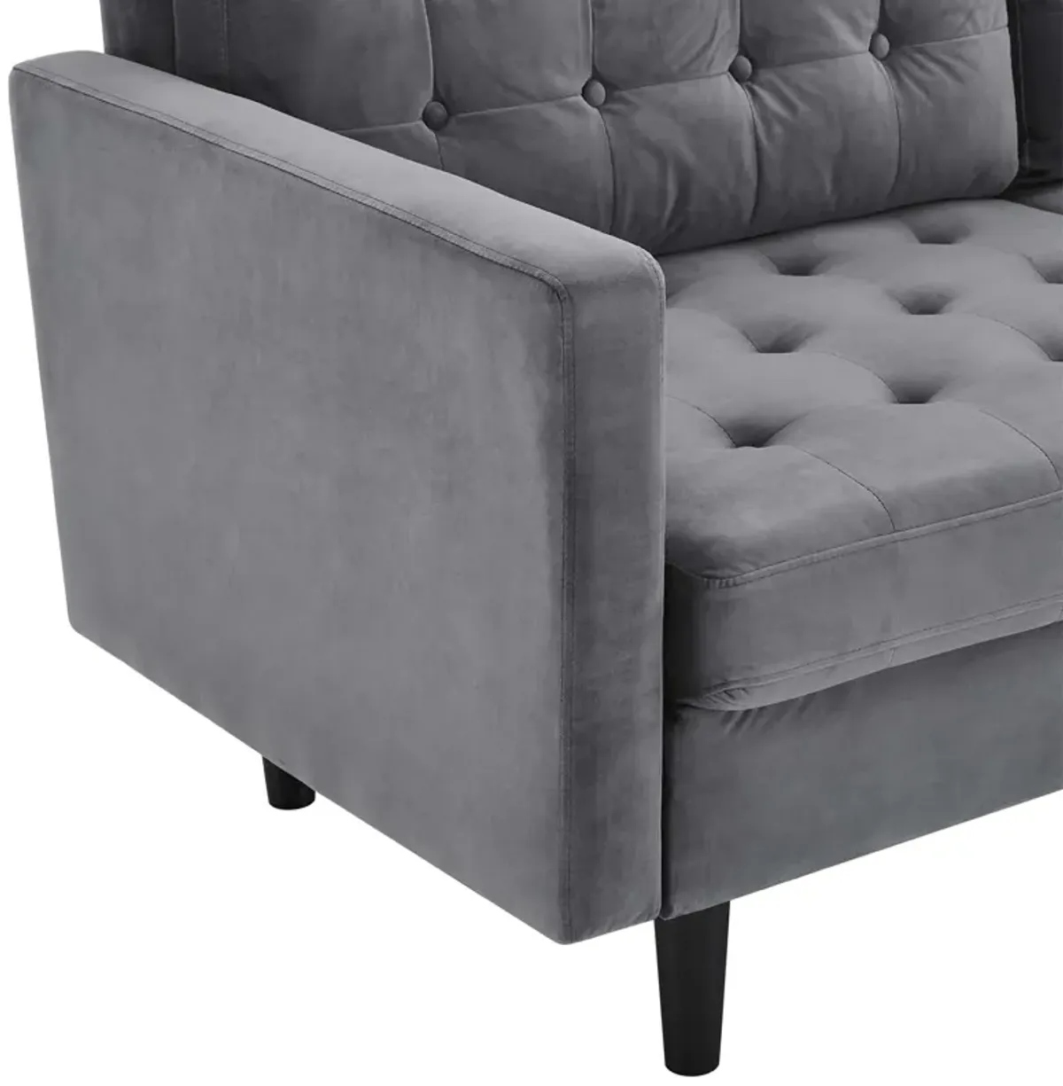 Exalt Tufted Performance Velvet Sofa