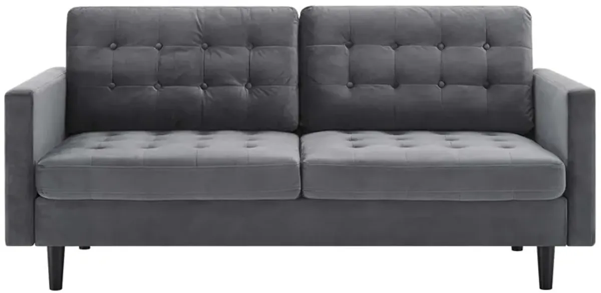 Exalt Tufted Performance Velvet Sofa