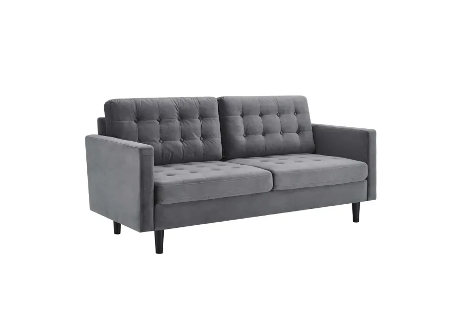 Exalt Tufted Performance Velvet Sofa