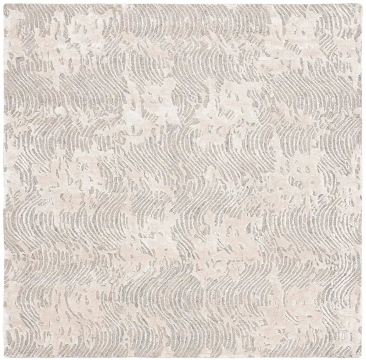 GLAMOUR Hand Tufted 6' x 6' Square area rug