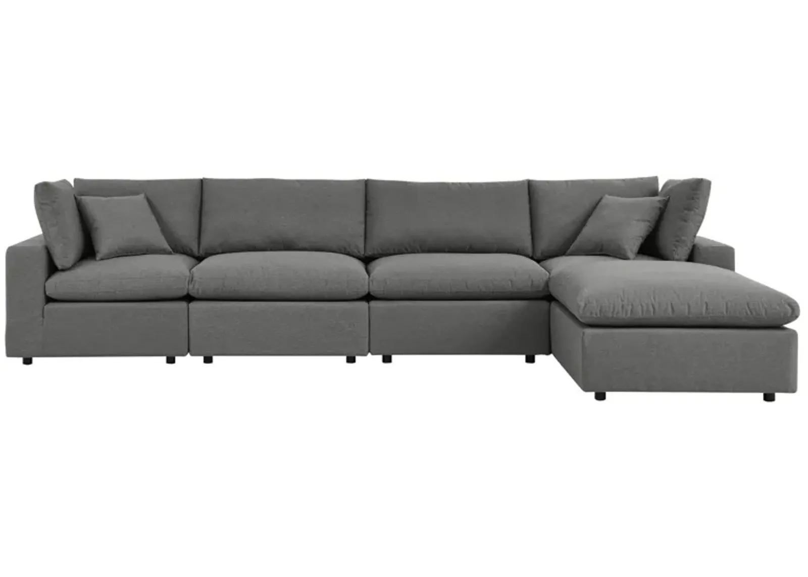 Commix 5-Piece Outdoor Patio Sectional Sofa