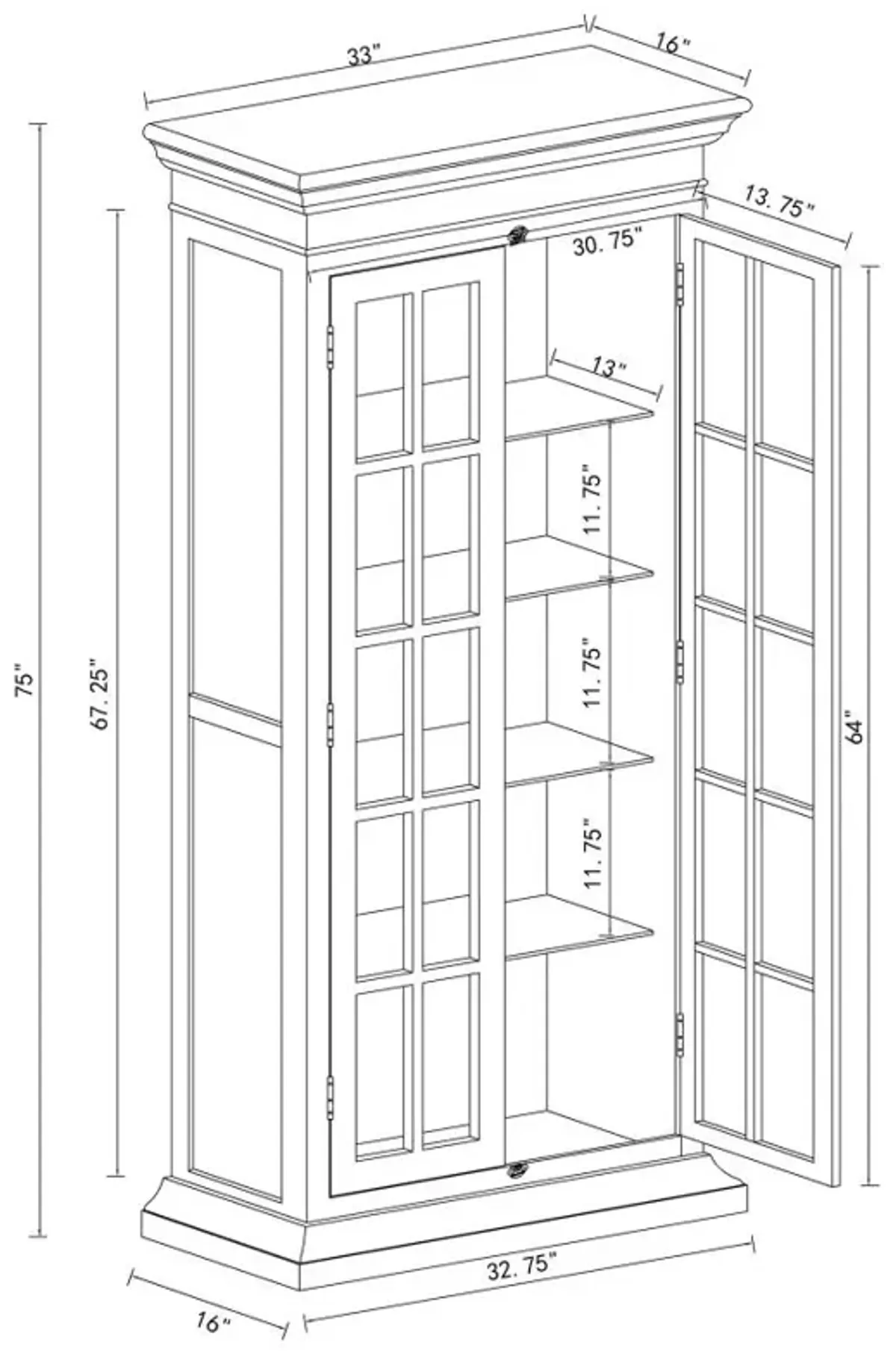 Tammi 2-Door Tall Cabinet