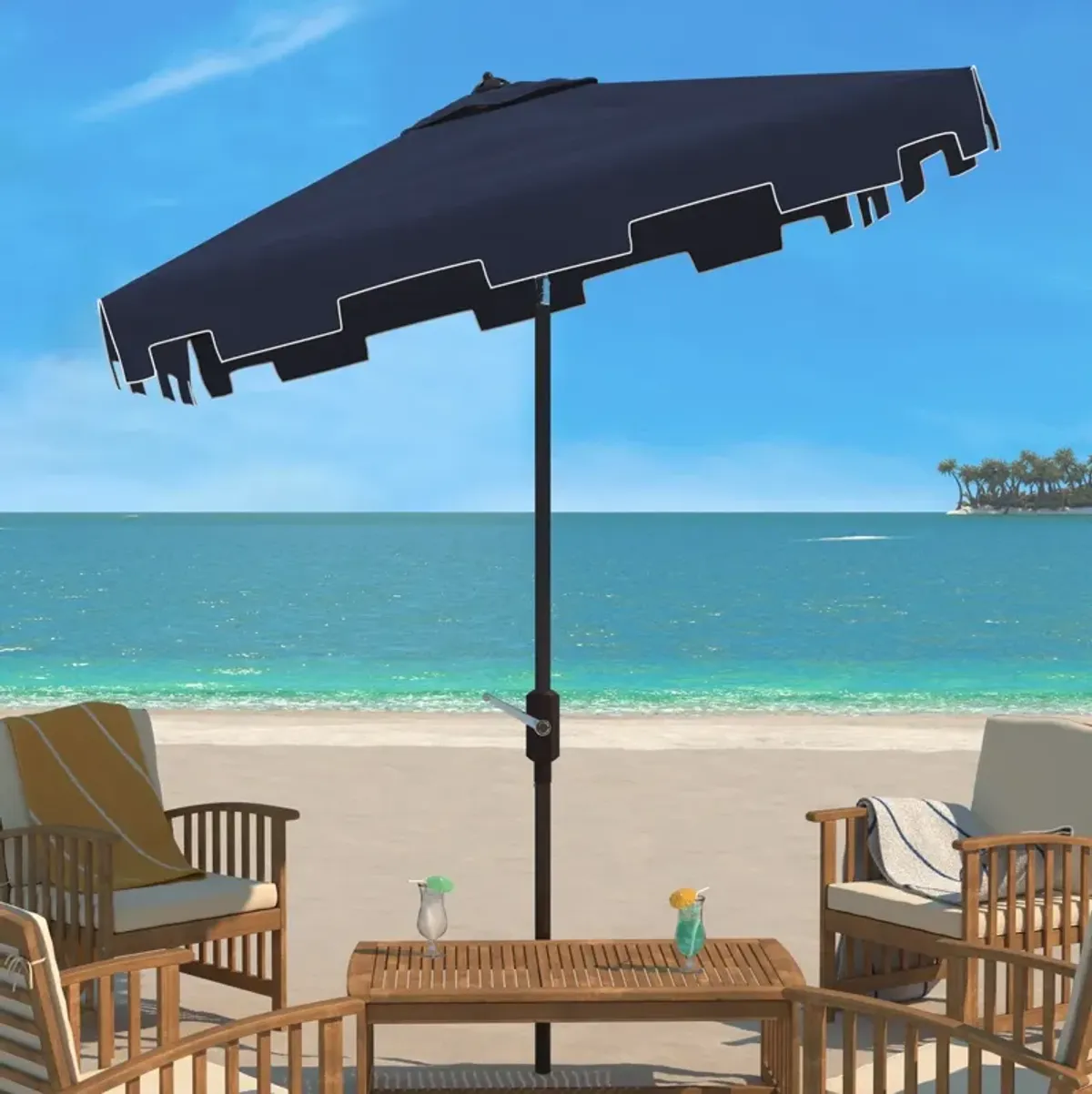 Zimmerman 7.5 Ft Square Market Umbrella