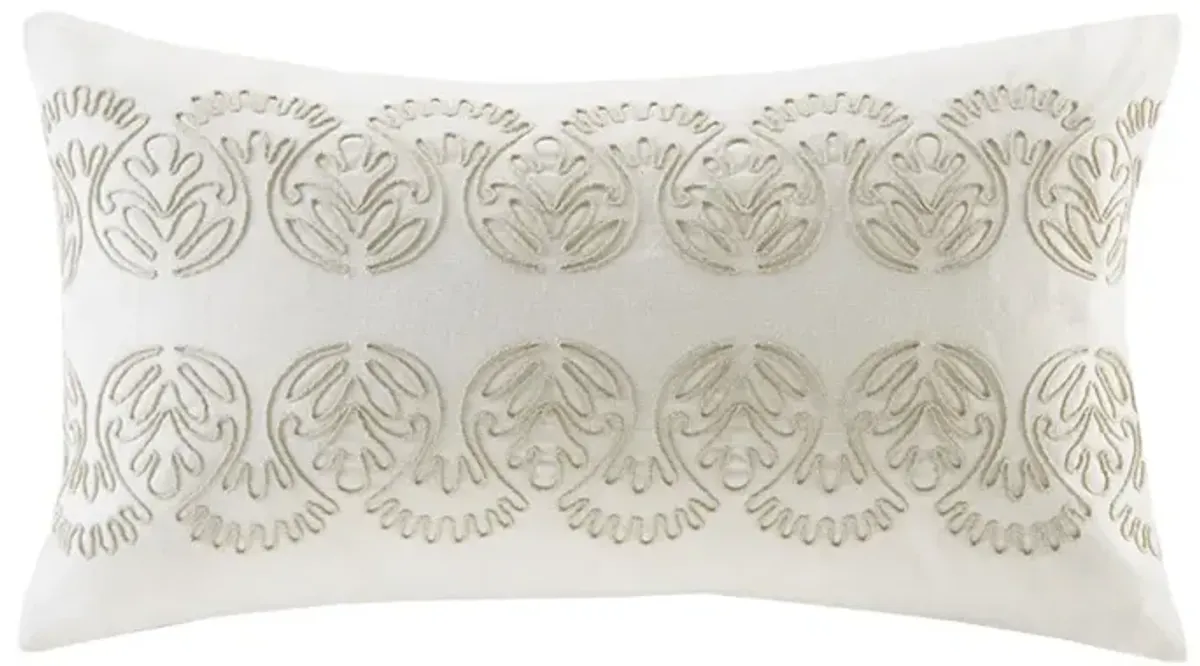 Harbor House Suzanna White Oblong Pillow