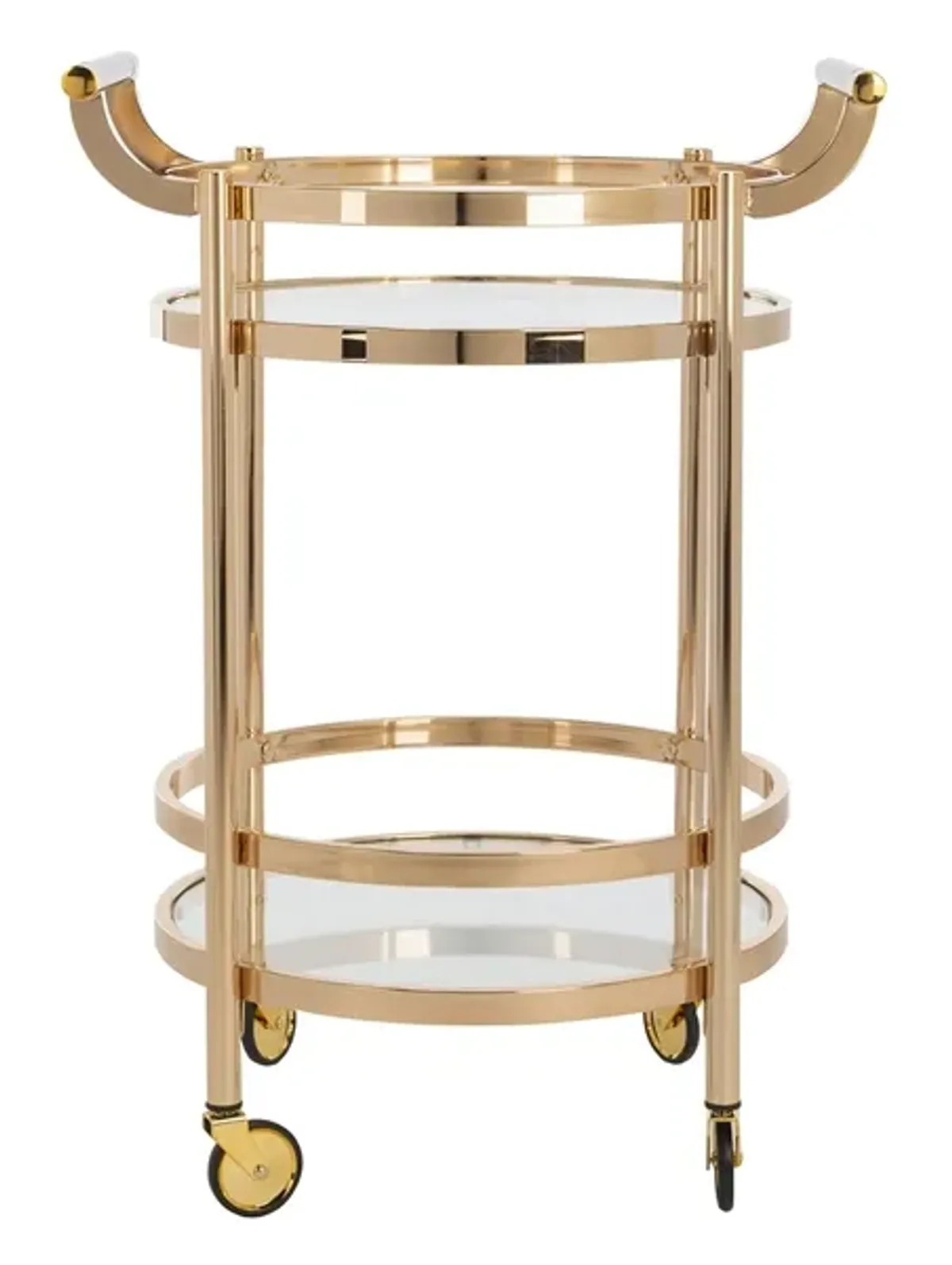 SIENNA 2 TIER ROUND BAR CART