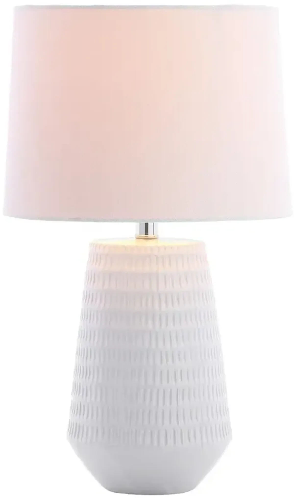 STARK, 20.5 INCH, WHITE, CERAMIC/IRON TABLE LAMP W/ USB PORT?